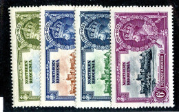 ( 7 Jub )  1935 Scott # 18-21 Mlh* (offers Welcome) - Noord-Rhodesië (...-1963)