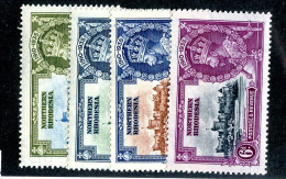 ( 9 Jub )  1935 Scott # 18-21 Mlh* (offers Welcome) - Rhodesia Del Nord (...-1963)