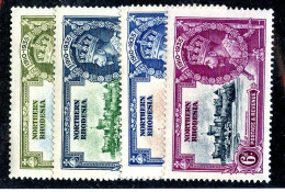 ( 10 Jub )  1935 Scott # 18-21 Mlh* (offers Welcome) - Northern Rhodesia (...-1963)