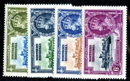 ( 12 Jub )  1935 Scott # 18-21 Mlh* (offers Welcome) - Rodesia Del Norte (...-1963)