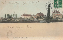 Les Mally , Les Maillys * 1907 * Le Port Du Village * Péniche Batellerie * Thème Barge Chaland Péniches - Autres & Non Classés
