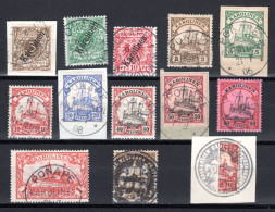 DEUTSCHE KOLONIEN, 1900/1905 Lot Karolinen, Gestempelt - Islas Carolinas