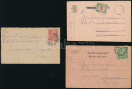 1916 6 Db Magyar Vagy Osztrák Levél és Levelezőlap, Köztük Tábori Posta Küldemény Is - Other & Unclassified