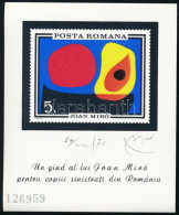** Románia 1970 30 Db Ioan Miro Festmény Blokk Mi 81 (Mi EUR 180.-) - Otros & Sin Clasificación