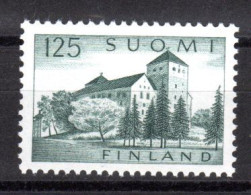 FINNLAND, 1961, Freimarke Schloss Von Turku, Postfrisch ** - Ungebraucht