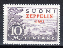 FINNLAND, 1930 Luftschiff "Graf Zeppelin", Postfrisch ** - Nuovi