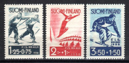 FINNLAND, 1938, Internationale Skiwettkämpfe Lahti, Postfrisch ** - Unused Stamps