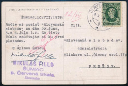 Szlovákia 1939 - Other & Unclassified