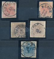 O 1850 5 Db Bélyeg Olvasható, Szép Bélyegzésekkel / 5 Stamps - Otros & Sin Clasificación