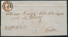 1864 10kr Levélen / On Cover "NAGY-DOROG" - Pest - Autres & Non Classés