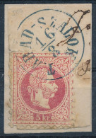 1867 5kr Kék / Blue "T. ABÁD-SZALÓK" - Otros & Sin Clasificación