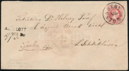 1869 5kr Díjjegyes Boríték 2 X 5kr Díjkiegészítéssel Ajánlott Küldeményként Feladva / Registered PS-cover With 2 X 5kr A - Otros & Sin Clasificación