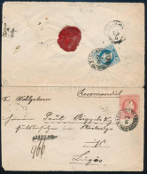 ~1870 5kr Díjjegyes Boríték, A Hátoldalon 10kr Ajánlási Díjjal / Registered 5kr PS-cover With 10kr "NAGY-BECSKEREK" - Lu - Altri & Non Classificati