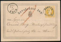 1870 2kr Díjjegyes Levelezőlap / PS-card "SÁRVÁR" - Wien - Otros & Sin Clasificación