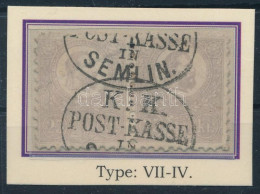 O 1871 Kőnyomat 25kr Pár VII-IV Tipusok "K.K. POST-KASSE IN SEMLIN" (1 Pár: ~háromszoros Bélyegérték: ~120.000) - Otros & Sin Clasificación