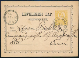 1871 2kr Díjjegyes Levelezőlap / PS-card "LIPTÓ ST. MIKLÓS" - "WIEN" - Sonstige & Ohne Zuordnung