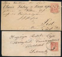 1871-1872 Levél Réznyomat 5kr Bérmentesítéssel "NAGY-KÁLLÓ / SZABO.M." + 5kr Díjjegyes Levél "SOPRON / DÉLUTÁN" Tartalom - Otros & Sin Clasificación