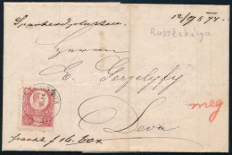 1874 5kr Elfogazva Levélen "RUSZKA-BÁNYA" - Deva - Sonstige & Ohne Zuordnung