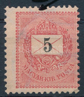 * 1889 5kr Lemezhibával / Plate Flaw - Otros & Sin Clasificación