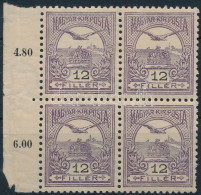 ** 1904 Turul 12f ívszél Inégyestömb - Otros & Sin Clasificación