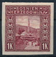 * 1906 1K Vágott Bélyeg (arányosított Katalógusár: 6.100) - Sonstige & Ohne Zuordnung