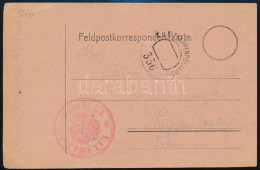 1916 Tábori Posta Levelezőlap "K.u.k. Mobile Krankenbataillon Nr. 2/8" + "FP 356" - Otros & Sin Clasificación