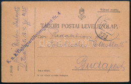 1917 Tábori Posta Levelezőlap / Field Postcard "Gebirgsartillerieregiment Nr.4." + "FP 371" - Autres & Non Classés