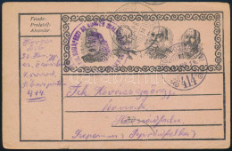 1917 Tábori Posta Levelezőlap / Field Postcard "M. KIR. BUDAPESTI 20. HONVÉD GYALOG" + "TP 414" - Sonstige & Ohne Zuordnung