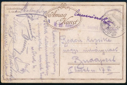 1918 Tábori Posta Képeslap "M. Kir. ... 21. Honvéd Gyalogezred" + "TP 290" - Sonstige & Ohne Zuordnung