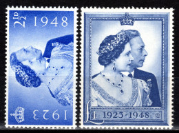 GROSSBRITANNIEN, 1948 Silberhochzeit König Georg VI., Postfrisch ** - Nuevos