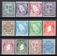 IRLAND, 1940 Freimarken Nationale Symbole, Ungebraucht * - Unused Stamps