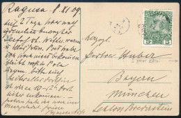 1909 Tábori Posta Képeslap 5h Bérmentesítéssel "Yacht Käthi K.u.k. Yacht Geschwader" - Sonstige & Ohne Zuordnung