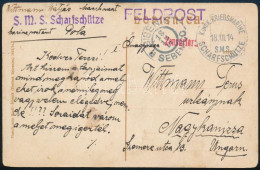 1914 Tábori Posta Képeslap "S.M.S. Scharfschütze" - Sonstige & Ohne Zuordnung