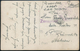 1916 Tábori Posta Képeslap "S.M. SCHIFF USKOKE" - Other & Unclassified