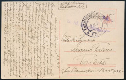 1917 Tábori Posta Képeslap "S.M.S. Meteor" - Sonstige & Ohne Zuordnung
