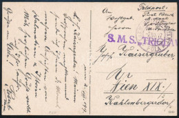 1917 Tábori Posta Képeslap "S.M.S. TRIGLAV" - Other & Unclassified