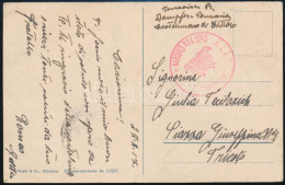 1917 Tábori Posta Képeslap "K.u.k. Ubootsgruppenkommando Golf Von Cattaro" - Sonstige & Ohne Zuordnung