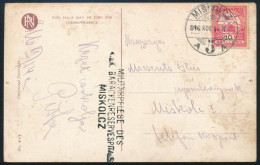 1916 Képeslap Turul 10f Bérmentesítéssel "K.u.K. BARACKENRESERVESPITALS / MISKOLCZ" - Otros & Sin Clasificación