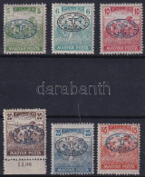 **, * Debrecen I. 1919 6 Db Bélyeg. Signed: Bodor (10f, 25f, 45f Falcos / Hinged) - Altri & Non Classificati