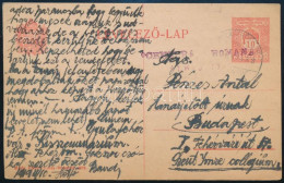 Erdély 1919 10f Díjjegyes Levelezőlap "GYULAFEHÉRVÁR" Cenzúrázva Budapestre - Sonstige & Ohne Zuordnung