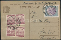 1922 Levelezőlap 2.400K Bérmentesítéssel Szlovákiába - Otros & Sin Clasificación