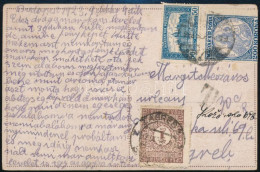 1923 Képeslap 250K Bérmentesítéssel Horvátországba, Ott Portózva - Otros & Sin Clasificación