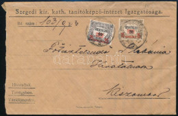 1923 Levél 2 Db Hivatalos Bélyeggel - Other & Unclassified