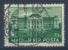 O 1938 Debrecen 6f, A POSTA "T" Betűjén Nyúlvány Tévnyomattal - Autres & Non Classés