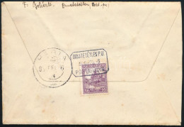 1930 Levél "DUNATETÉTLEN" Postaügynökségi Bélyegzéssel - Sonstige & Ohne Zuordnung