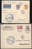 1931 6 Db Zeppelin Légiposta Levél, Zeppelin Bélyegekkel - Other & Unclassified