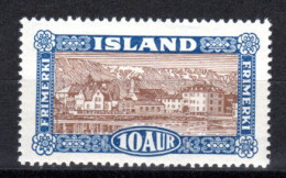 ISLAND, 1925, Freimarke Stadtbild Von Reykjavik, Postfrisch ** - Nuevos