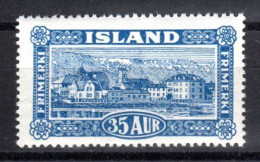 ISLAND, 1925, Freimarke Fischerboot Bei Vik, Postfrisch ** - Unused Stamps