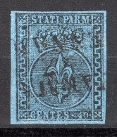 ITALIEN, PARMA, 1852 Freimarke Wappen, Gestempelt - Parma