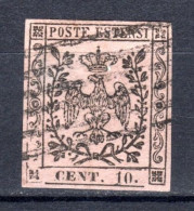 ITALIEN, MODENA, 1852 Freimarke, Gestempelt - Modène